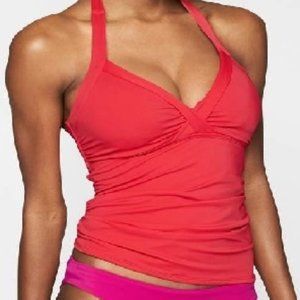 NWT Athleta Bra Cup Halter Tankini Top 32D/DD D857